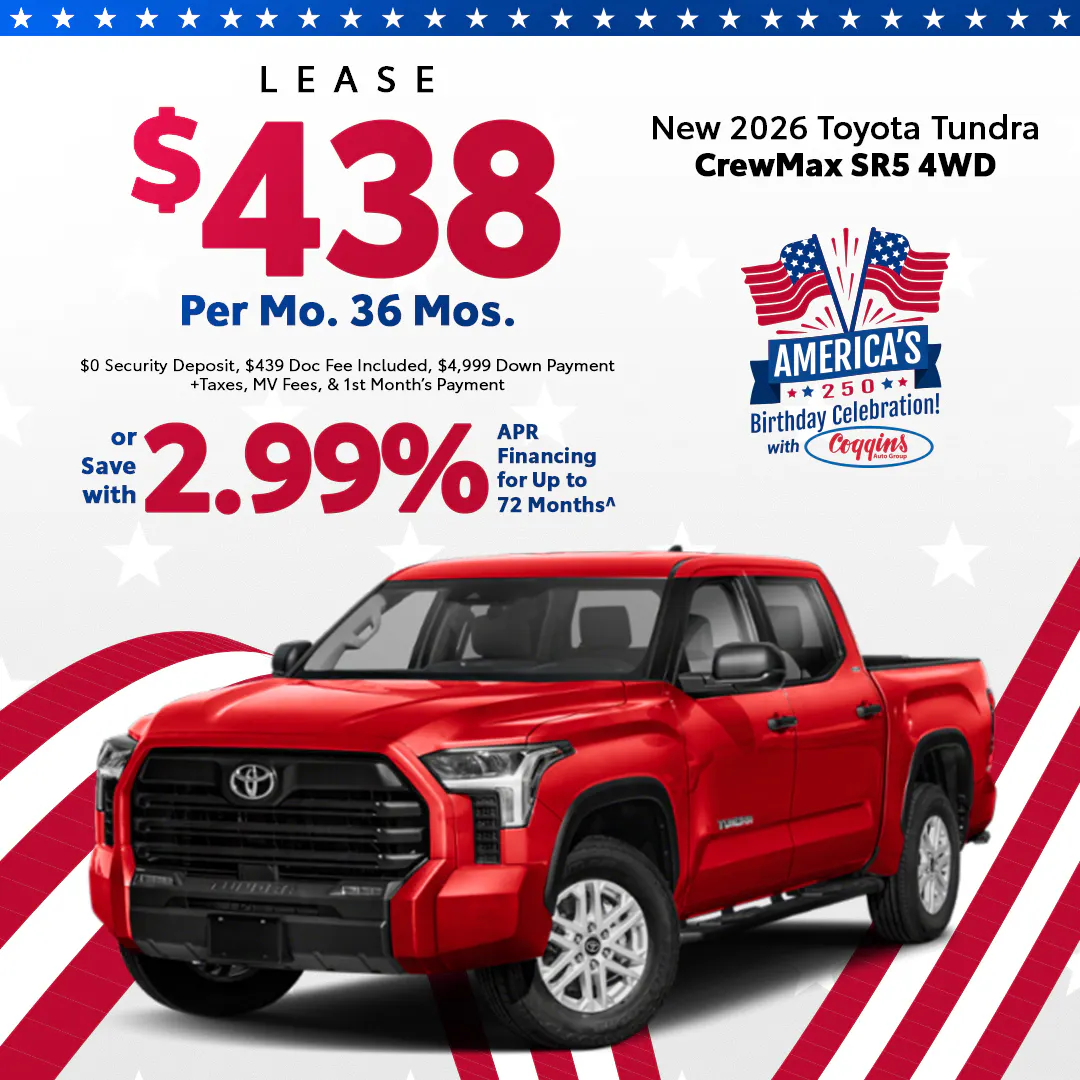 2026 Toyota Tundra Lease | Coggins Toyota of Bennington