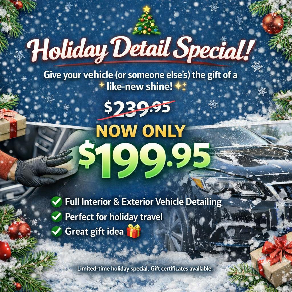 Holiday Detail Special | Coggins Toyota of Bennington