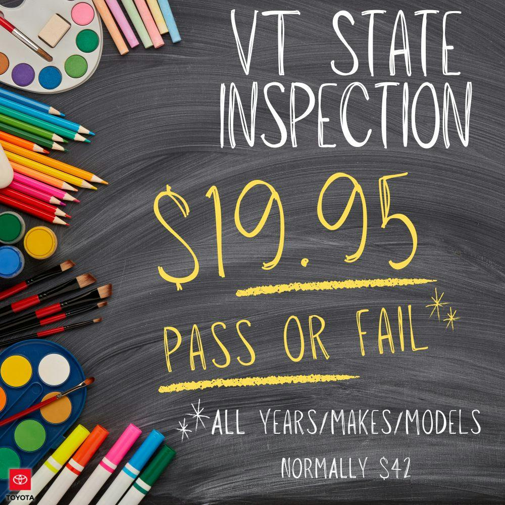 Vermont State Inspection | Coggins Toyota of Bennington