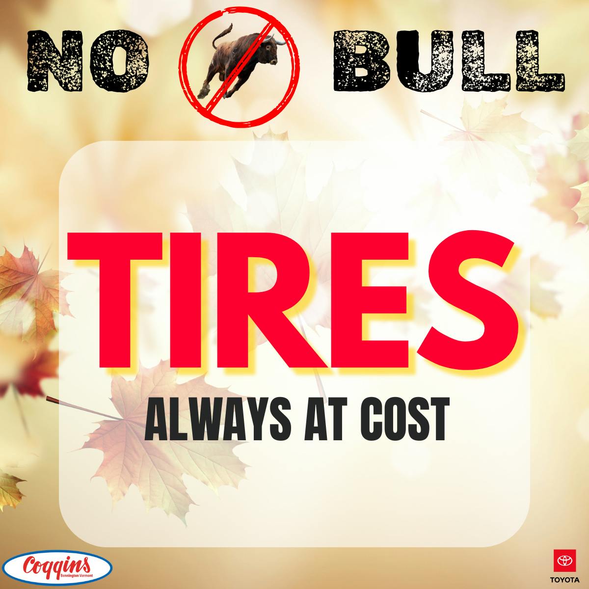 Tires at Cost | Coggins Toyota of Bennington