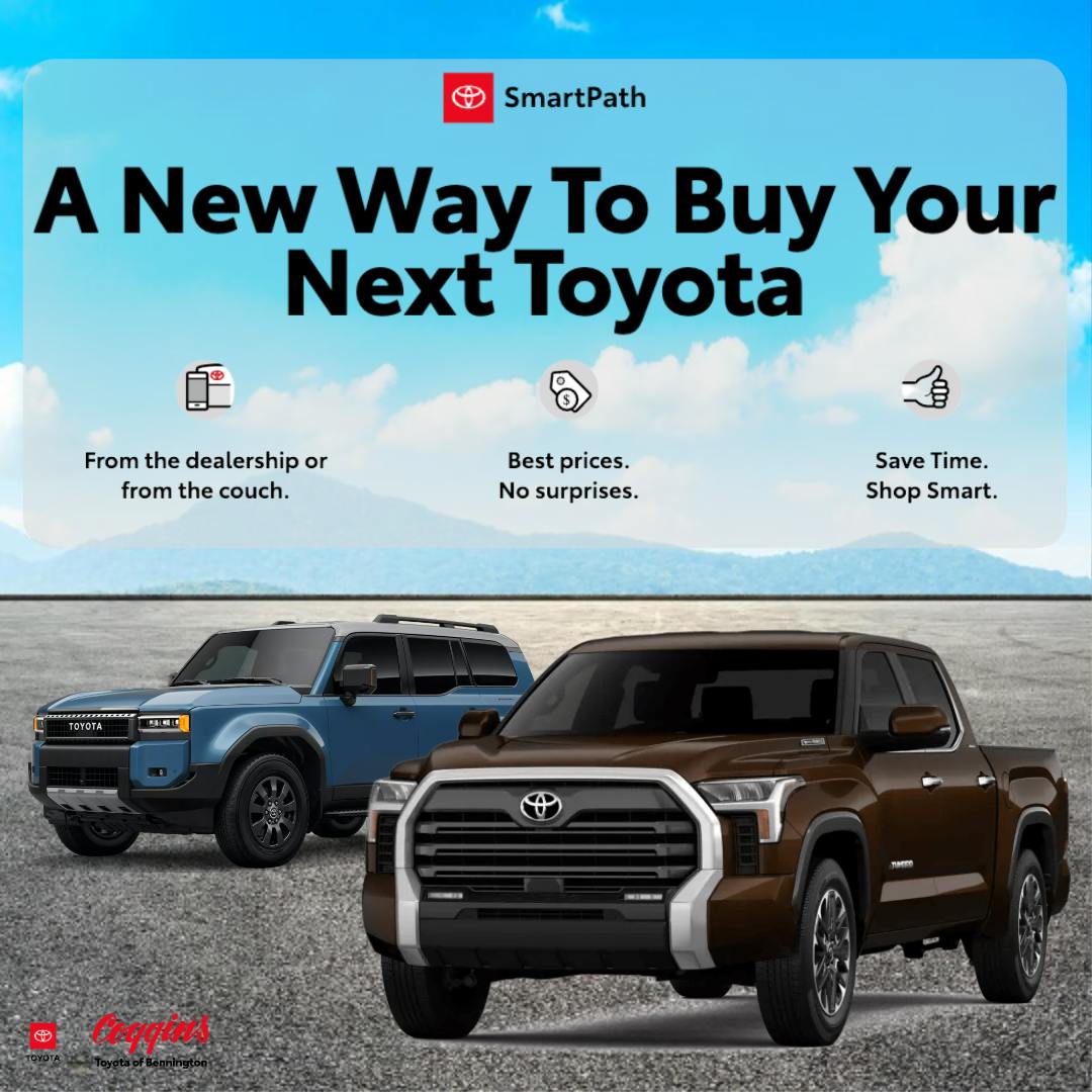 Shop SmartPath with Coggins | Coggins Toyota of Bennington
