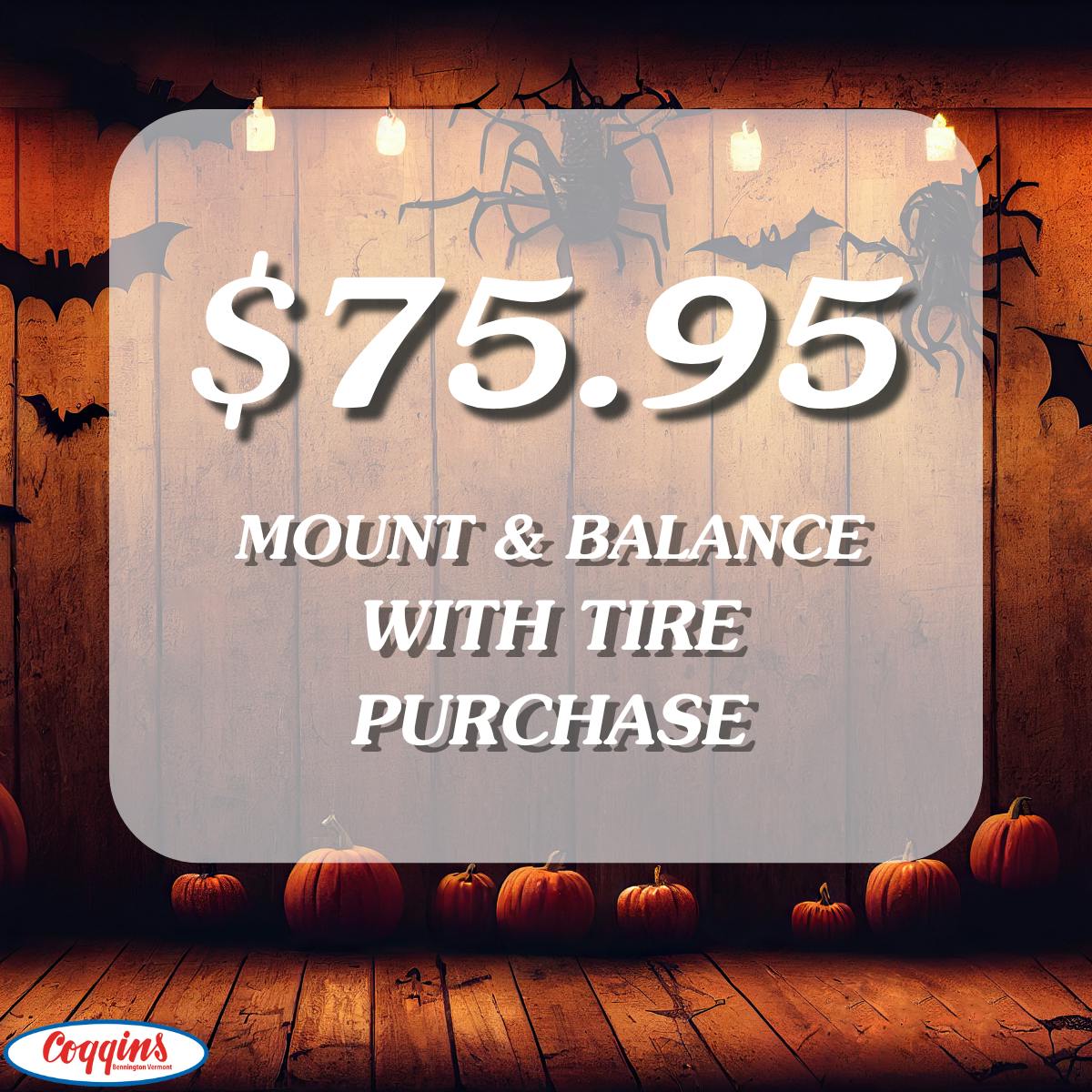 Mount and Balance Special | Coggins Toyota of Bennington