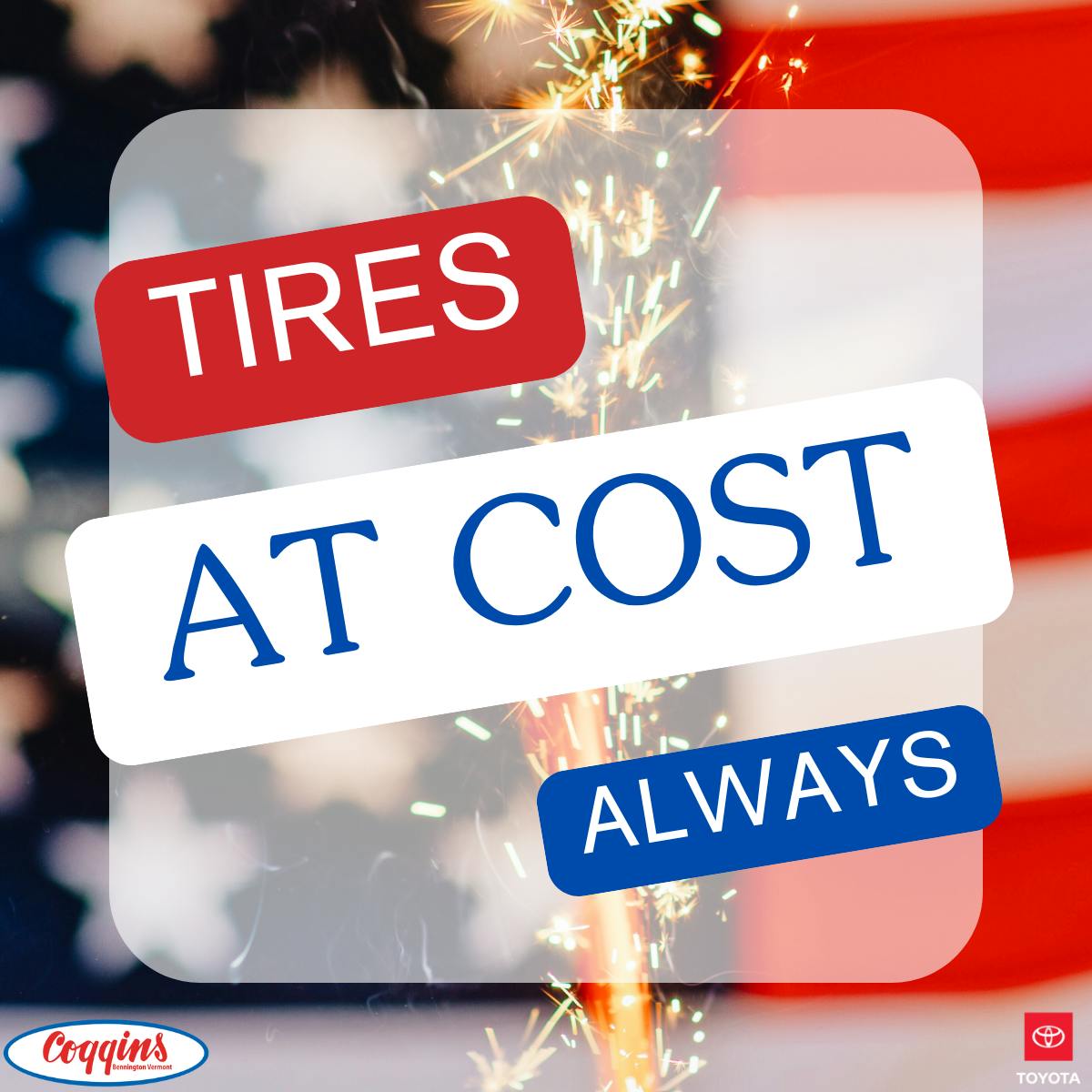 Tires at Cost | Coggins Toyota of Bennington