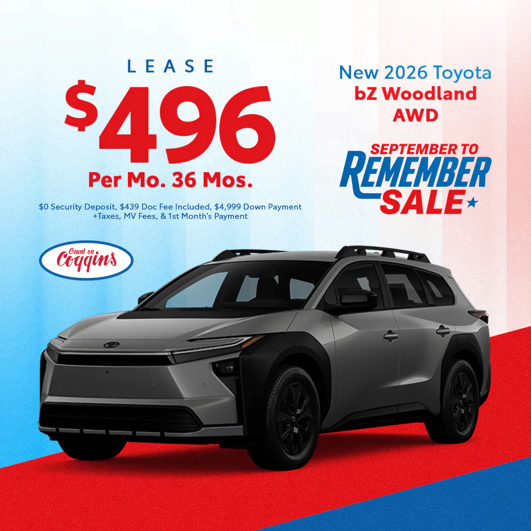2026 bZ Lease | Coggins Toyota of Bennington