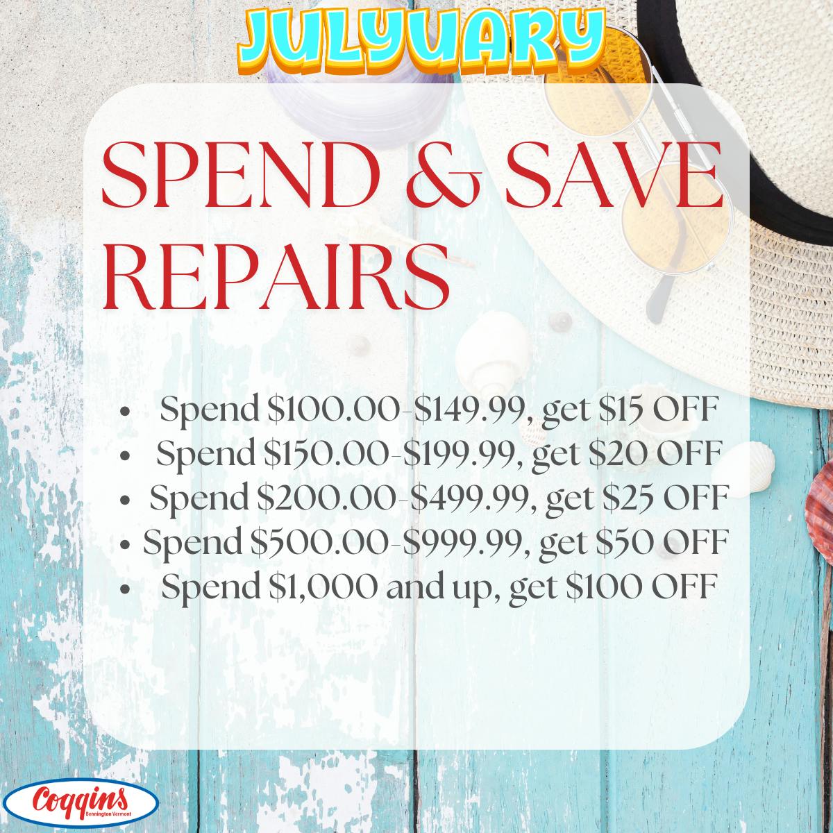 Spend & Save on Repairs! | Coggins Toyota of Bennington