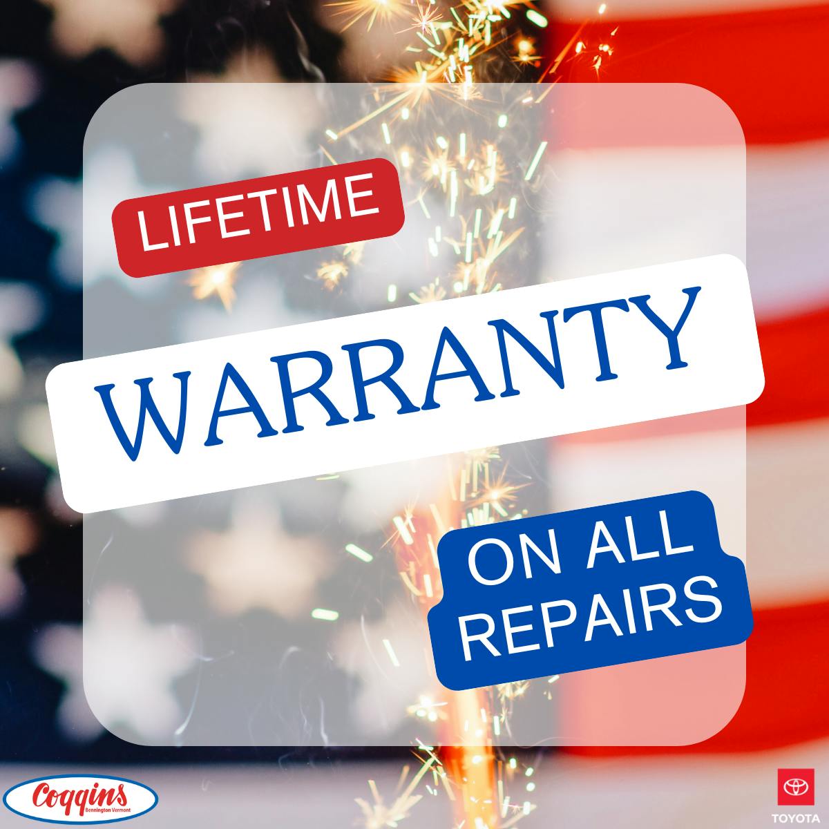 Lifetime Warranty Repairs | Coggins Toyota of Bennington