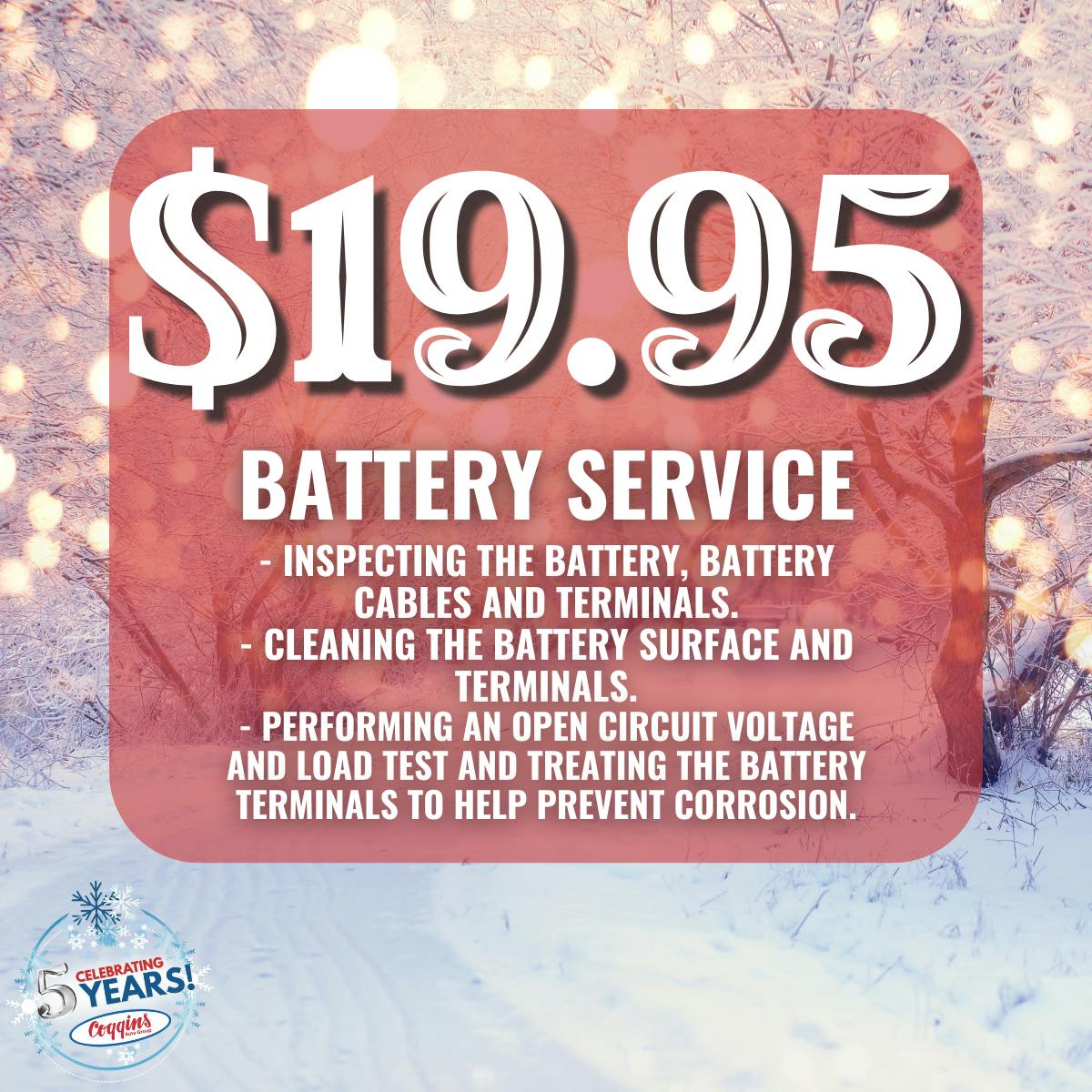 $19.95 Battery Service | Coggins Toyota of Bennington