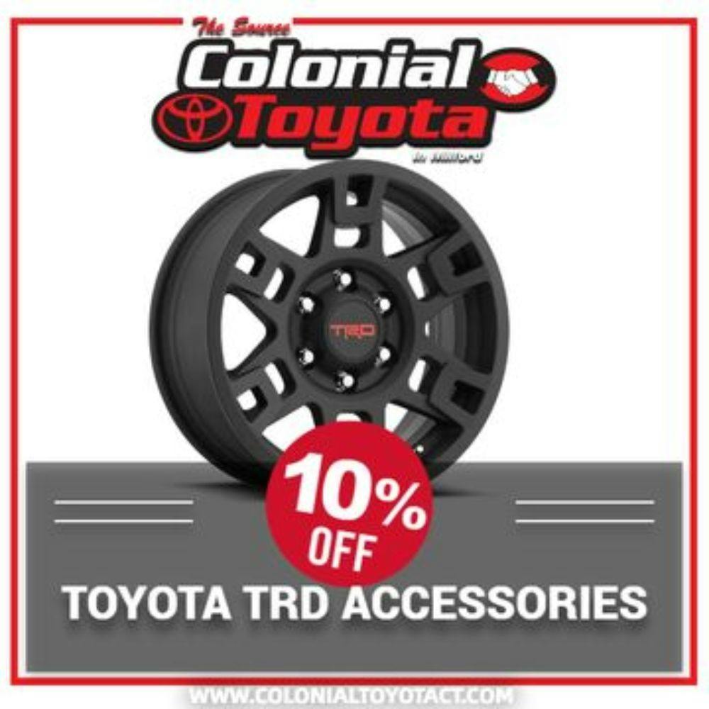 10% Off TRD Accessories | Colonial Toyota
