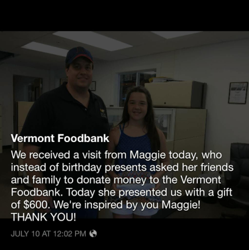 2015 Vermont Foodbank