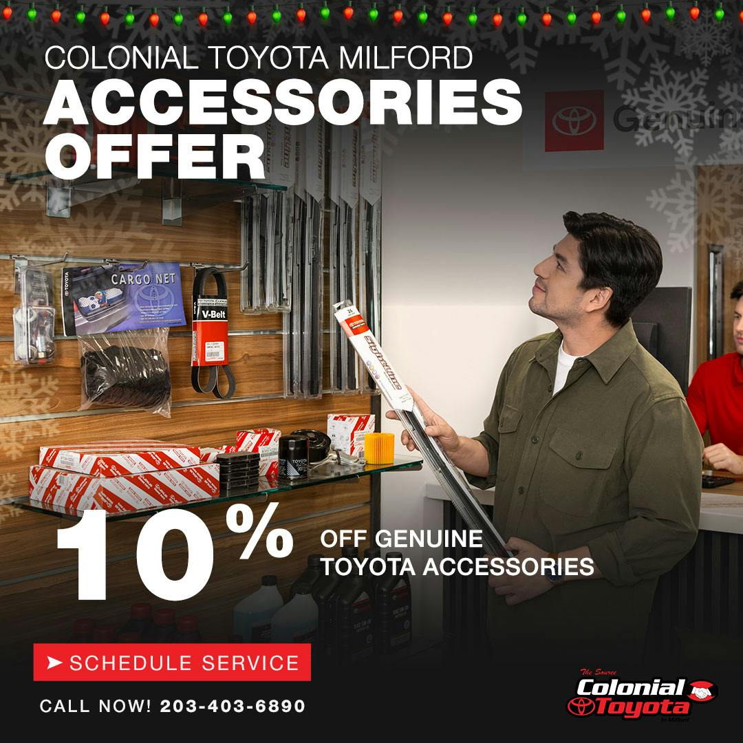 10% Off Toyota Accessories | Colonial Toyota