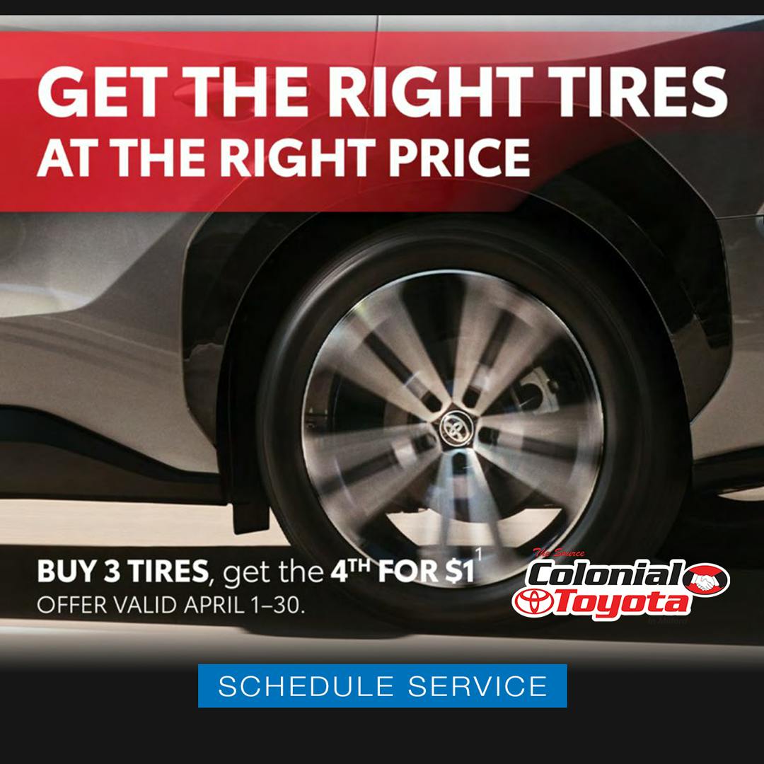 Buy 3 get 4th for $1 | Colonial Toyota