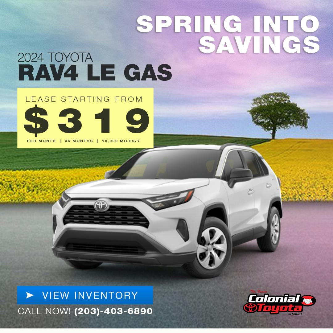 TOYOTA RAV4 LE LEASE OFFER | Colonial Toyota