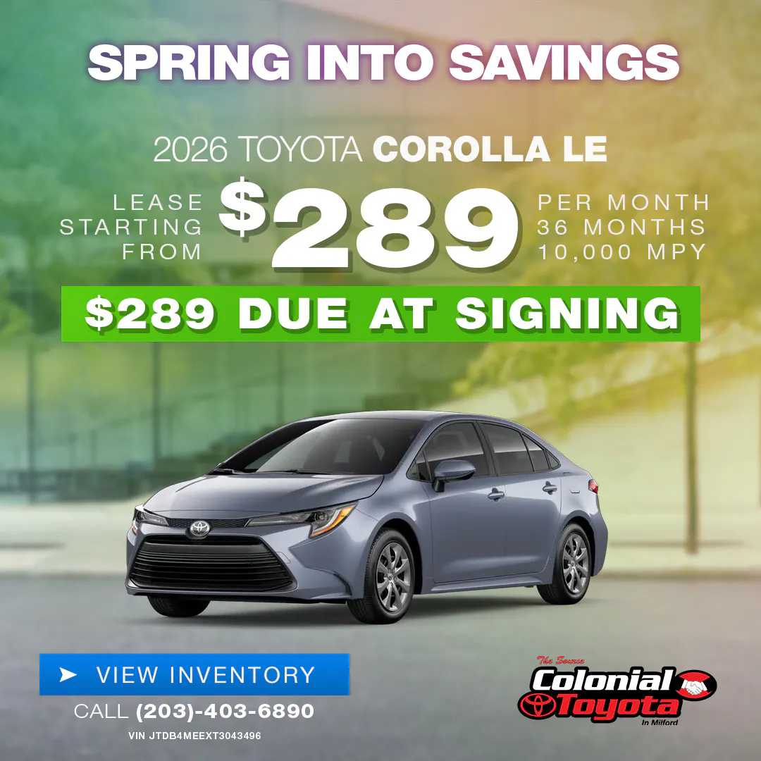 2026 Toyota Corolla Lease Offer | Colonial Toyota