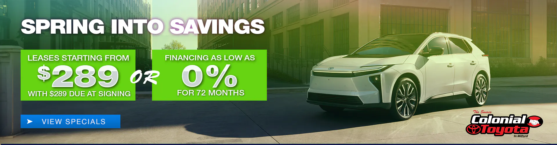 Colonial New Specials