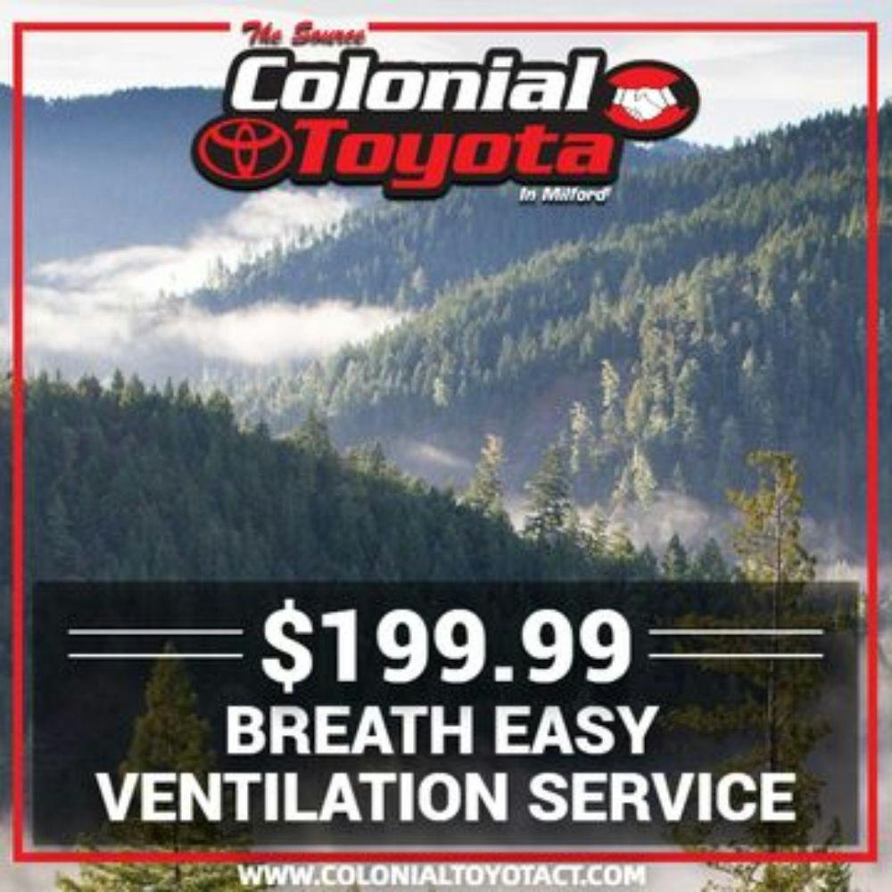 Breath Easy Ventilation Service | Colonial Toyota
