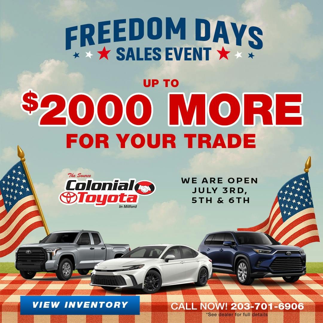 Colonial Trade-in Offer | Colonial Toyota