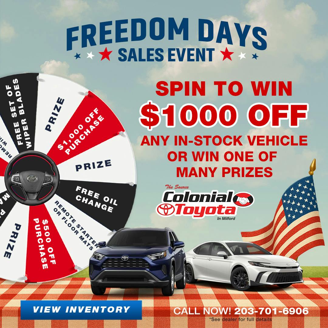 Spin to Win Offer | Colonial Toyota