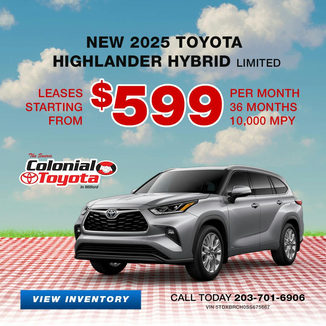 2025 Toyota Highlander Hybrid Lease Offer | Colonial Toyota