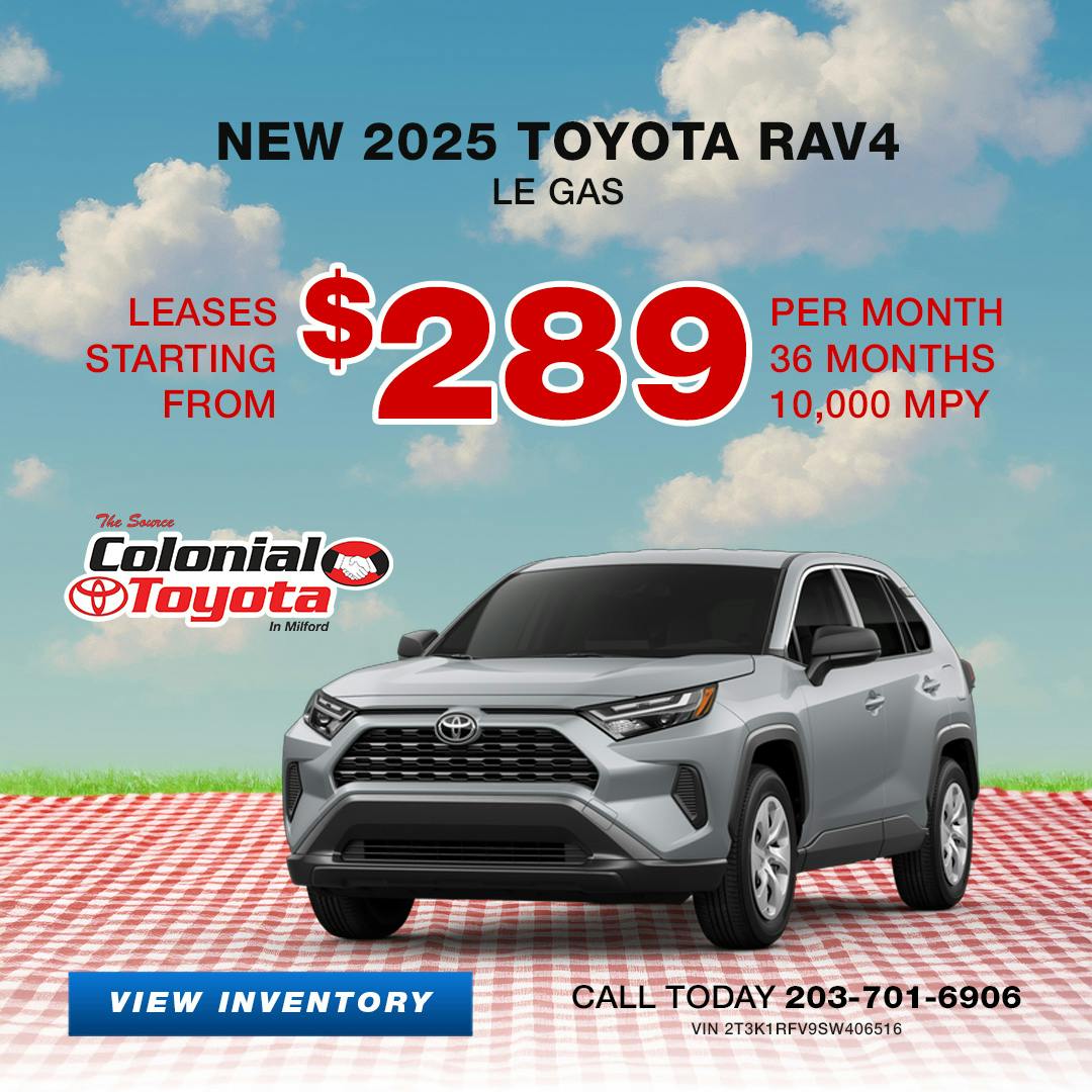 2025 Toyota RAV4 Lease Offer | Colonial Toyota