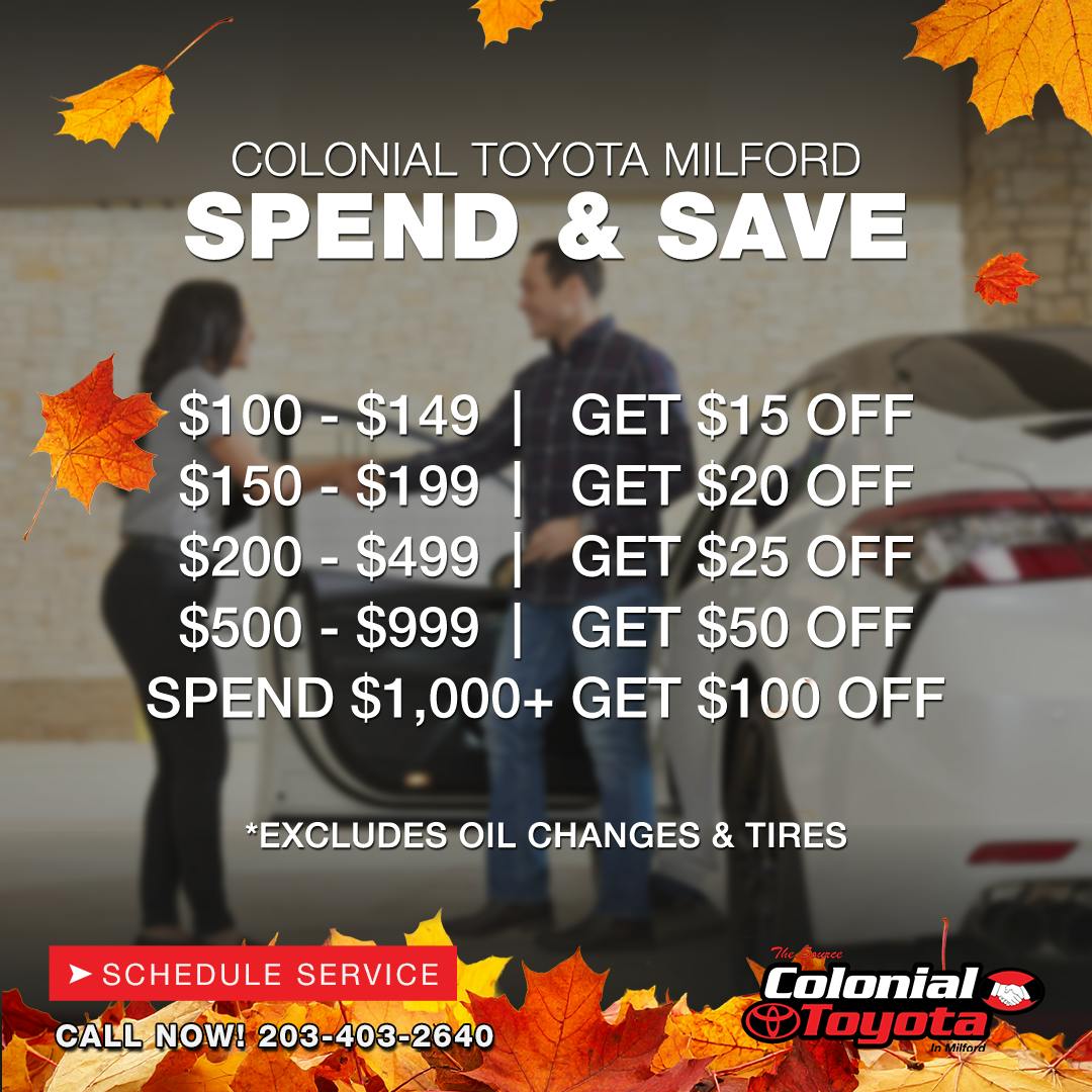 Spend & Save | Colonial Toyota