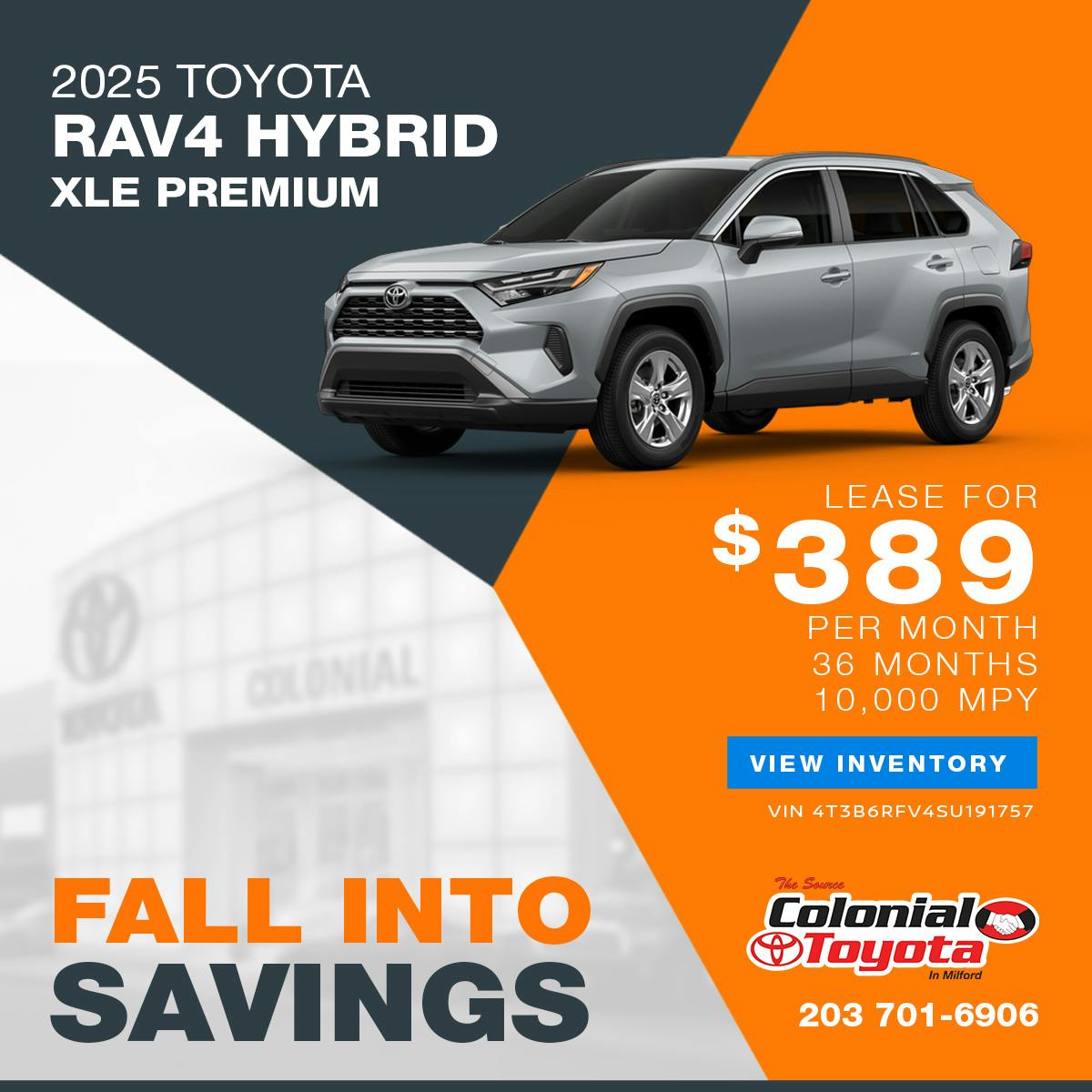 2025 Toyota RAV4 Hybrid Lease Offer | Colonial Toyota