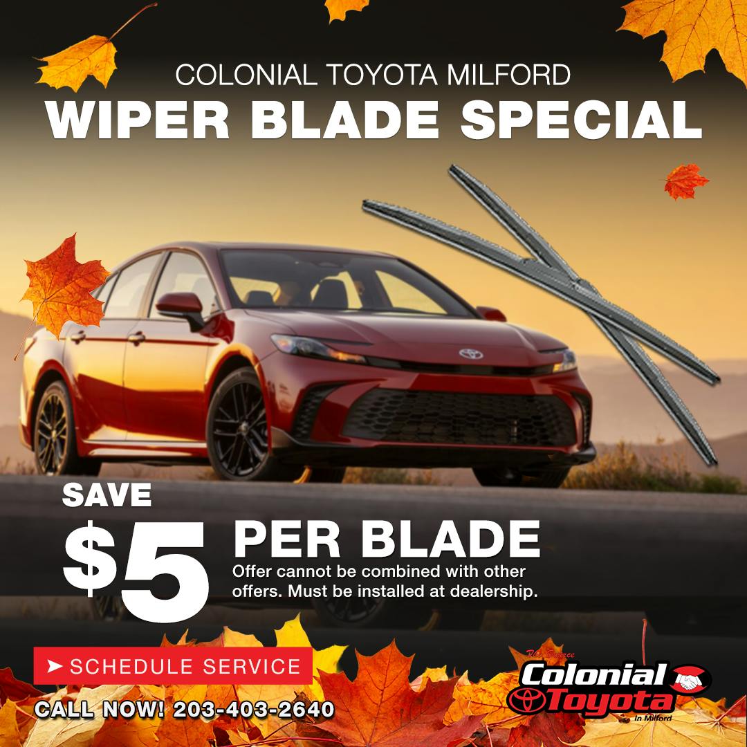 $5 Off Toyota Wiper Blade | Colonial Toyota