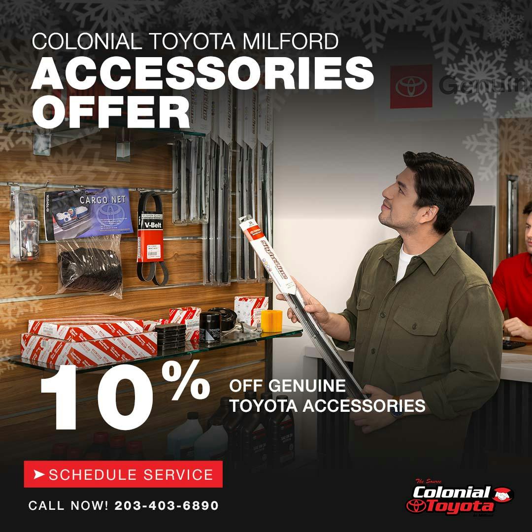 10% Off Toyota Accessories | Colonial Toyota