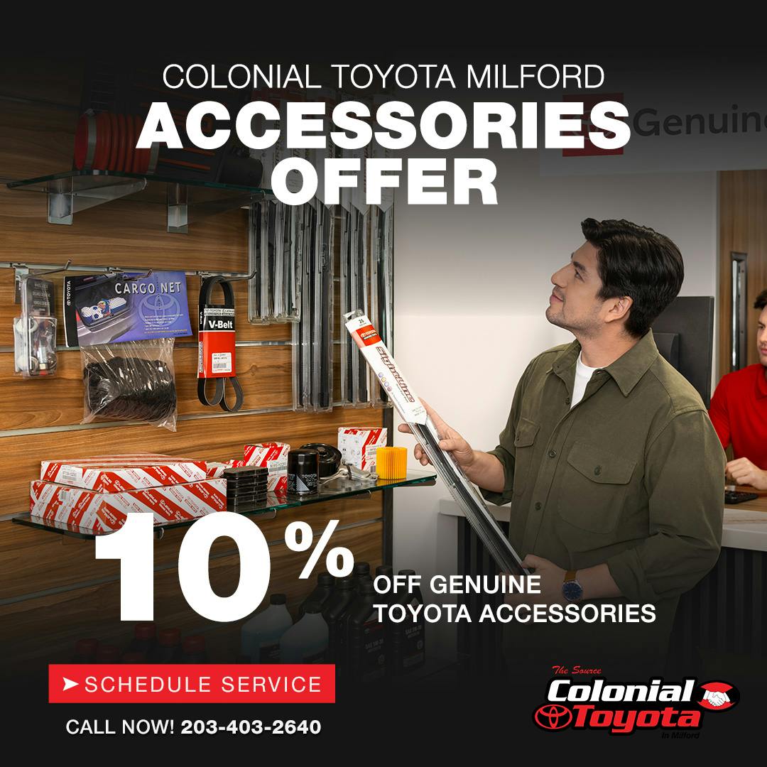 10% Off Toyota Accessories | Colonial Toyota