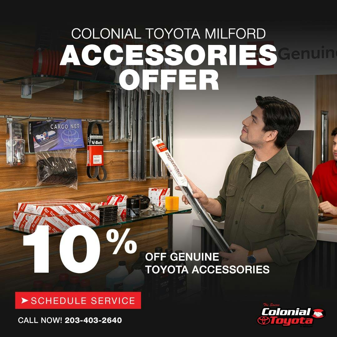 10% Off Toyota Accessories | Colonial Toyota