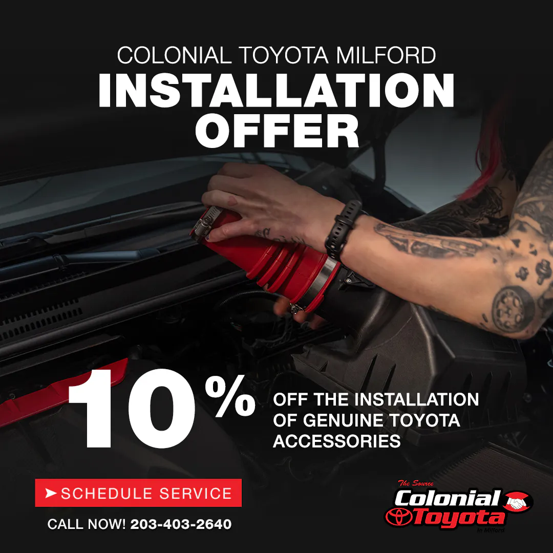 10% Off Toyota Accessories Installation | Colonial Toyota