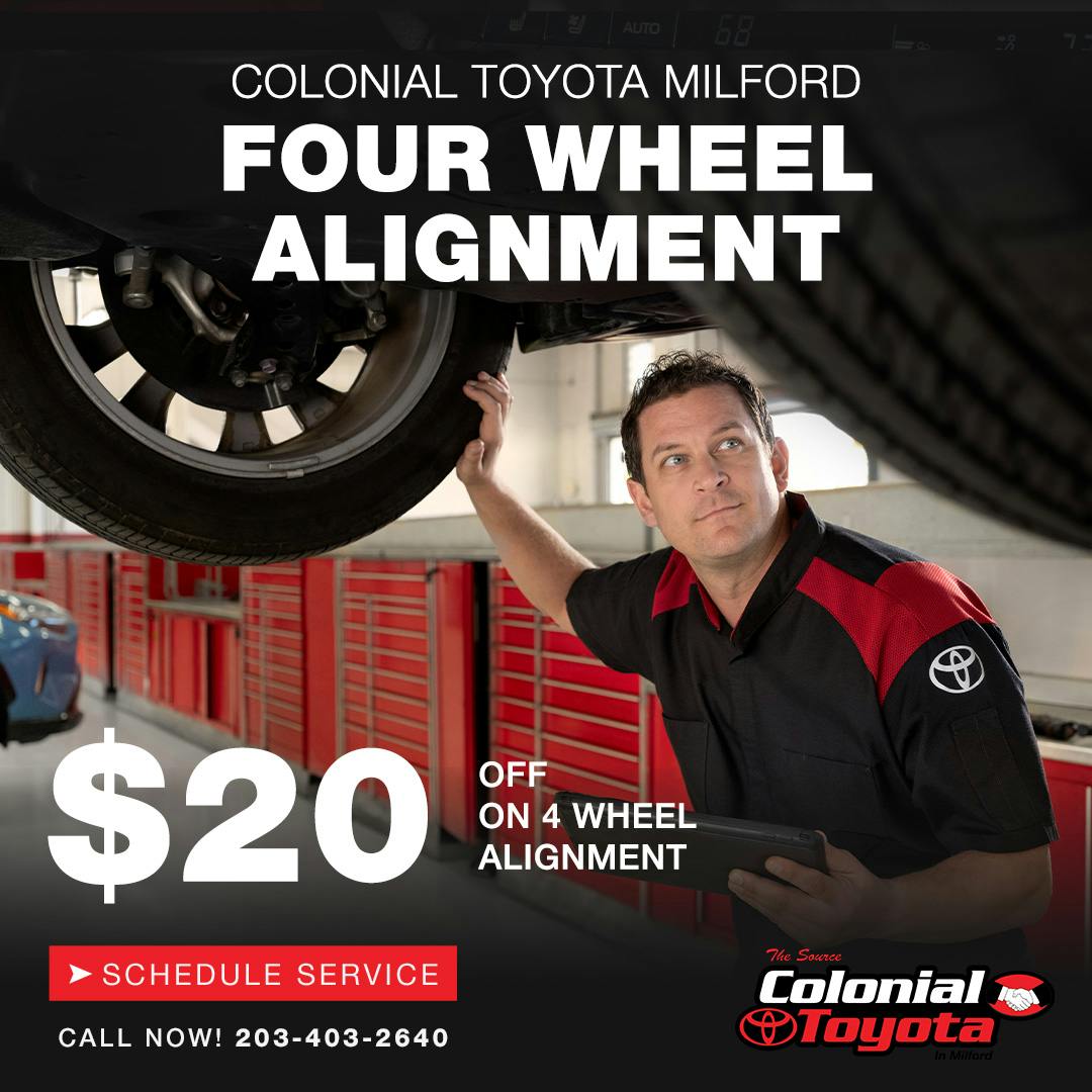 Four Wheel Alignment Special | Colonial Toyota