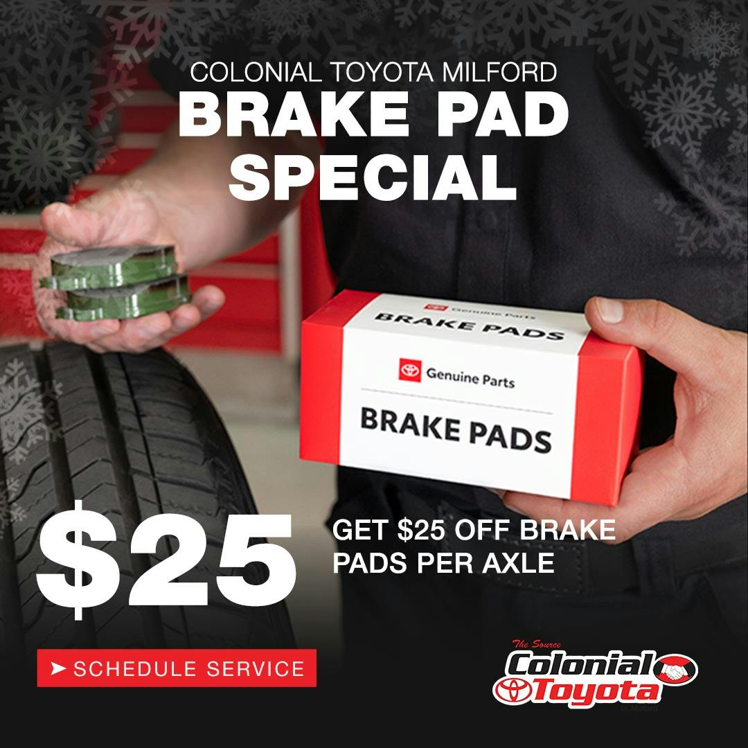 Toyota Brake Pad Offer | Colonial Toyota