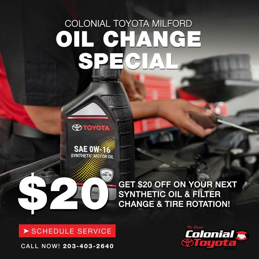 $20 Off Oil Change | Colonial Toyota