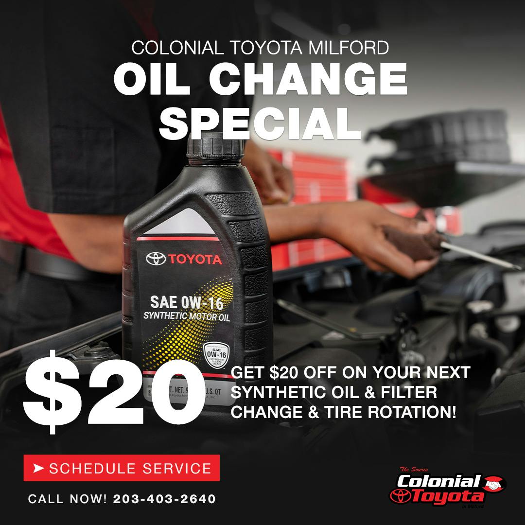 $20 Off Oil Change | Colonial Toyota