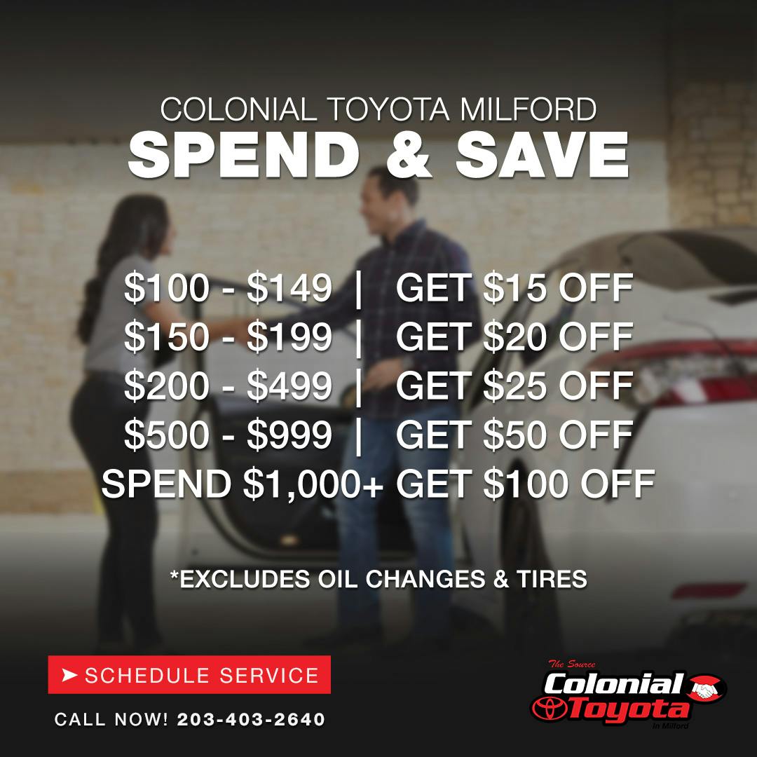 Spend & Save | Colonial Toyota