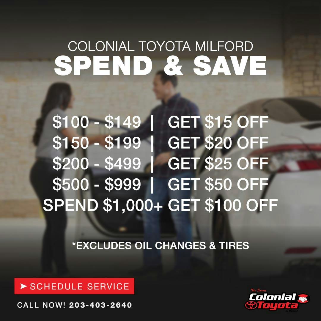 Spend & Save | Colonial Toyota