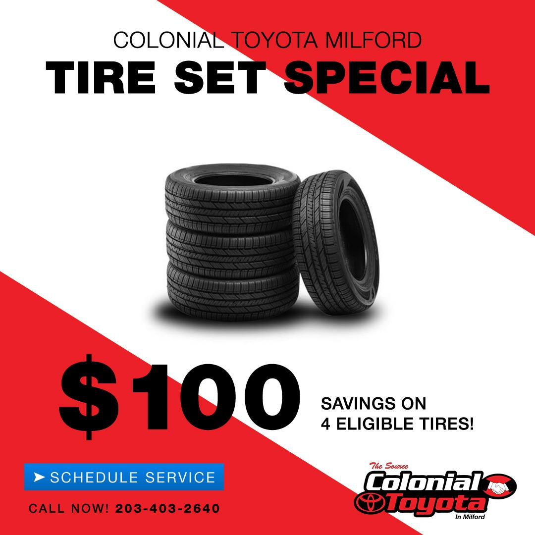 Toyota Tire Savings Offer | Colonial Toyota