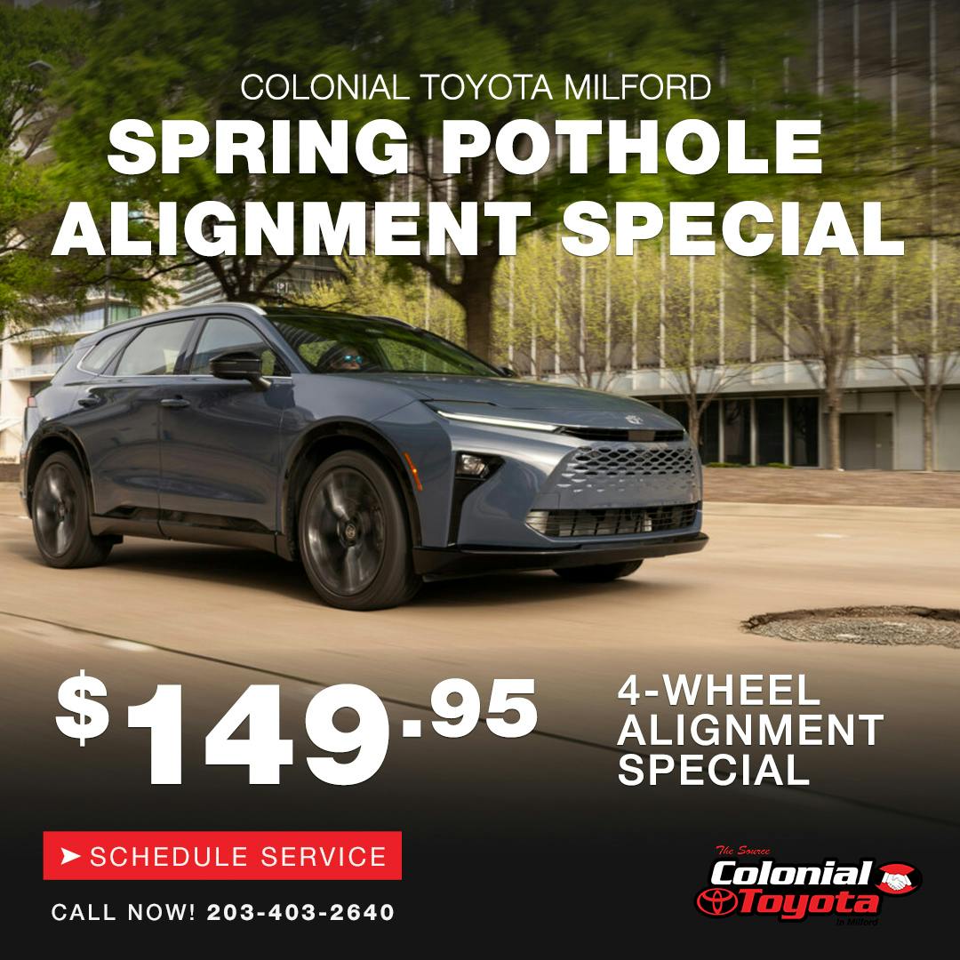 Pothole Alignment Special | Colonial Toyota