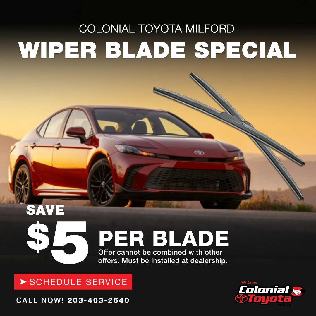 $5 Off Toyota Wiper Blade | Colonial Toyota