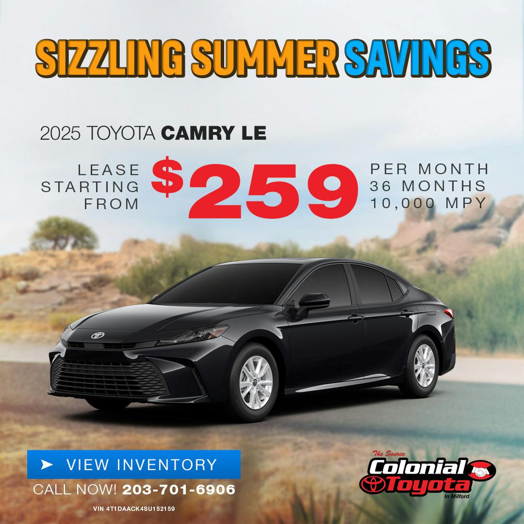 2025 Toyota Camry Lease Offer | Colonial Toyota