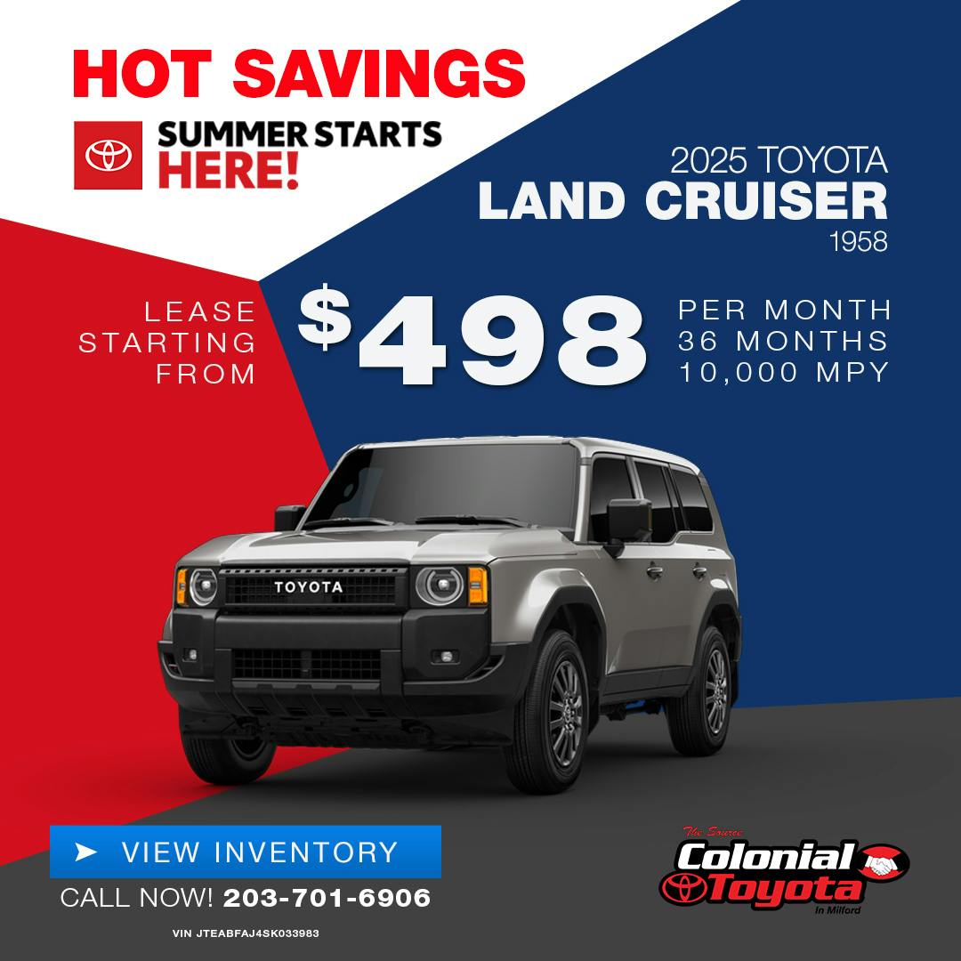 2025 Toyota Land Cruiser Lease Offer | Colonial Toyota