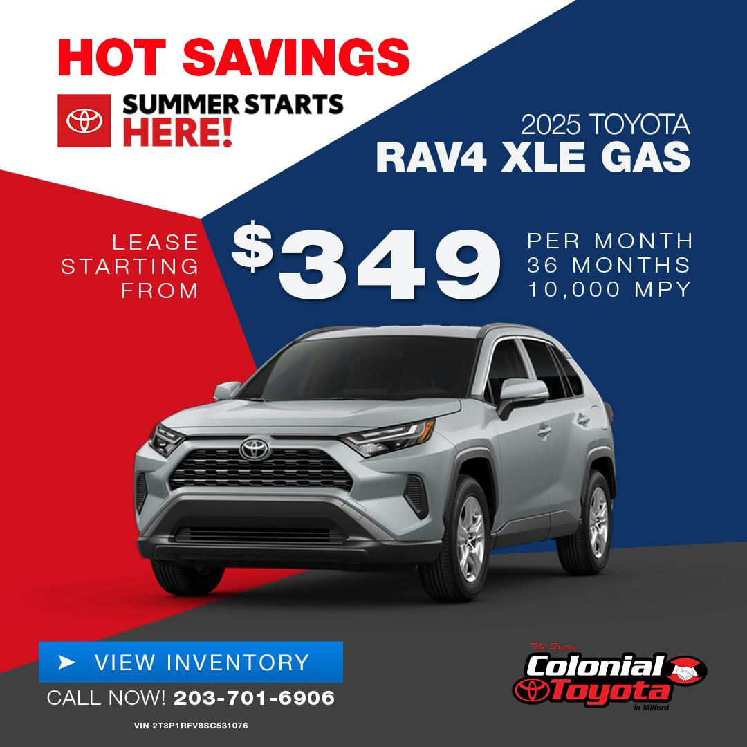 2025 Toyota RAV4 Lease Offer | Colonial Toyota