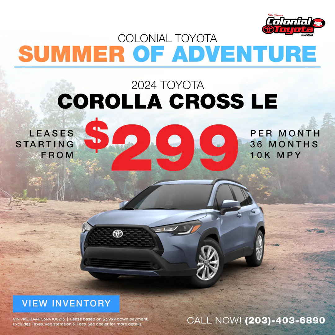 New Toyota Vehicle Specials in Milford, Connecticut | Colonial Toyota