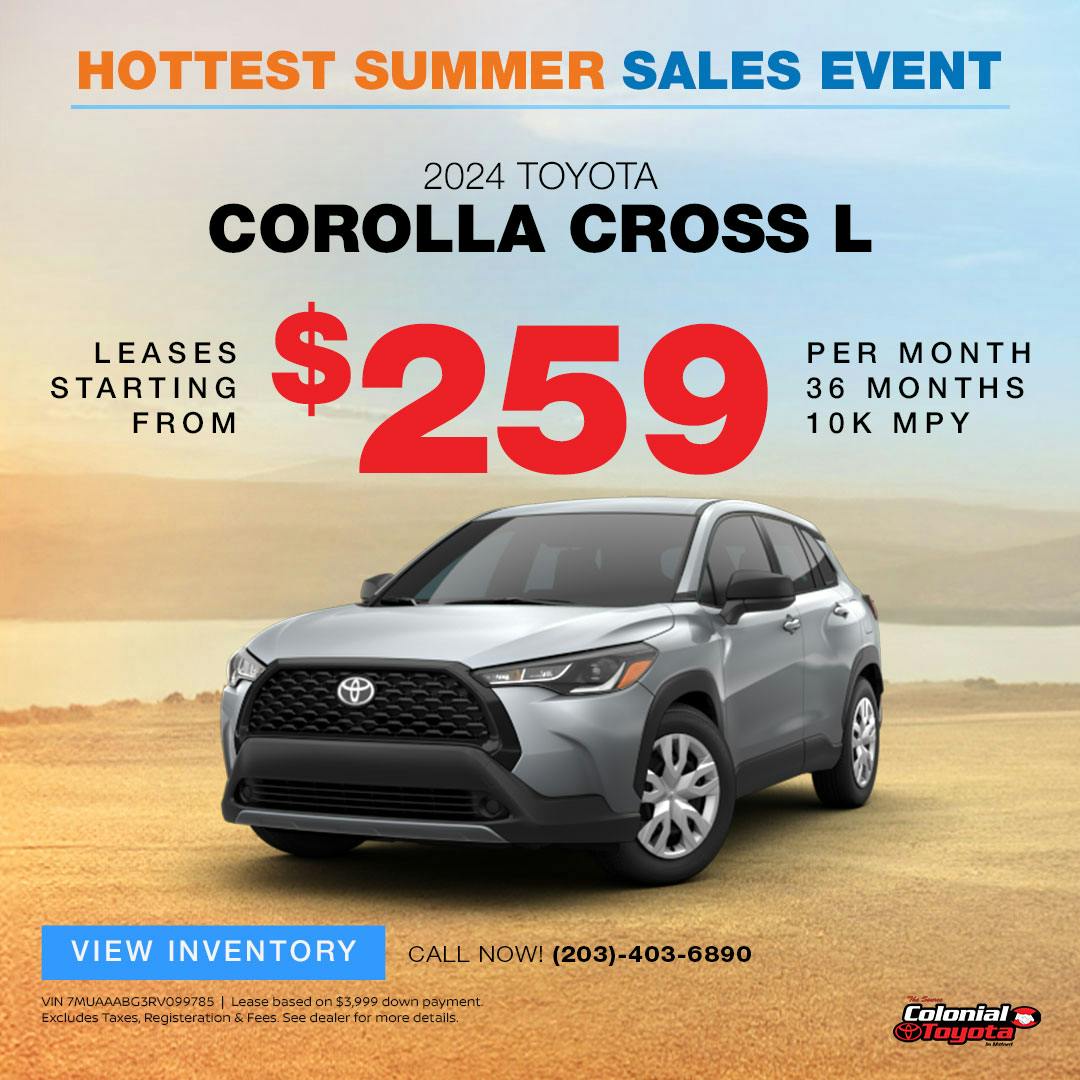 New Toyota Vehicle Specials in Milford, Connecticut | Colonial Toyota