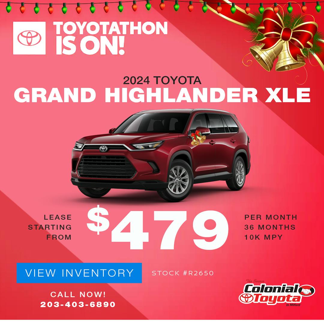 Toyota Grand Highlander Lease Offer | Colonial Toyota