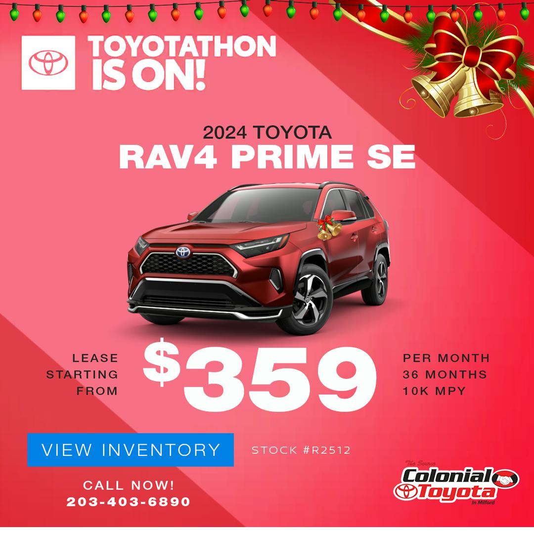 Toyota RAV4 Prime Plug-In Hybrid Lease Offer | Colonial Toyota