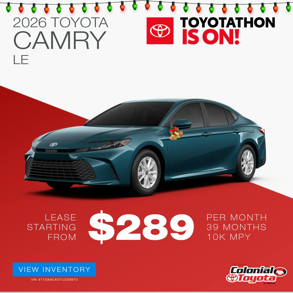 2026 Toyota Camry Lease Offer | Colonial Toyota