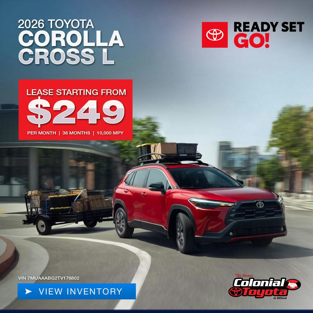 2026 Toyota Corolla Cross Lease Offer | Colonial Toyota