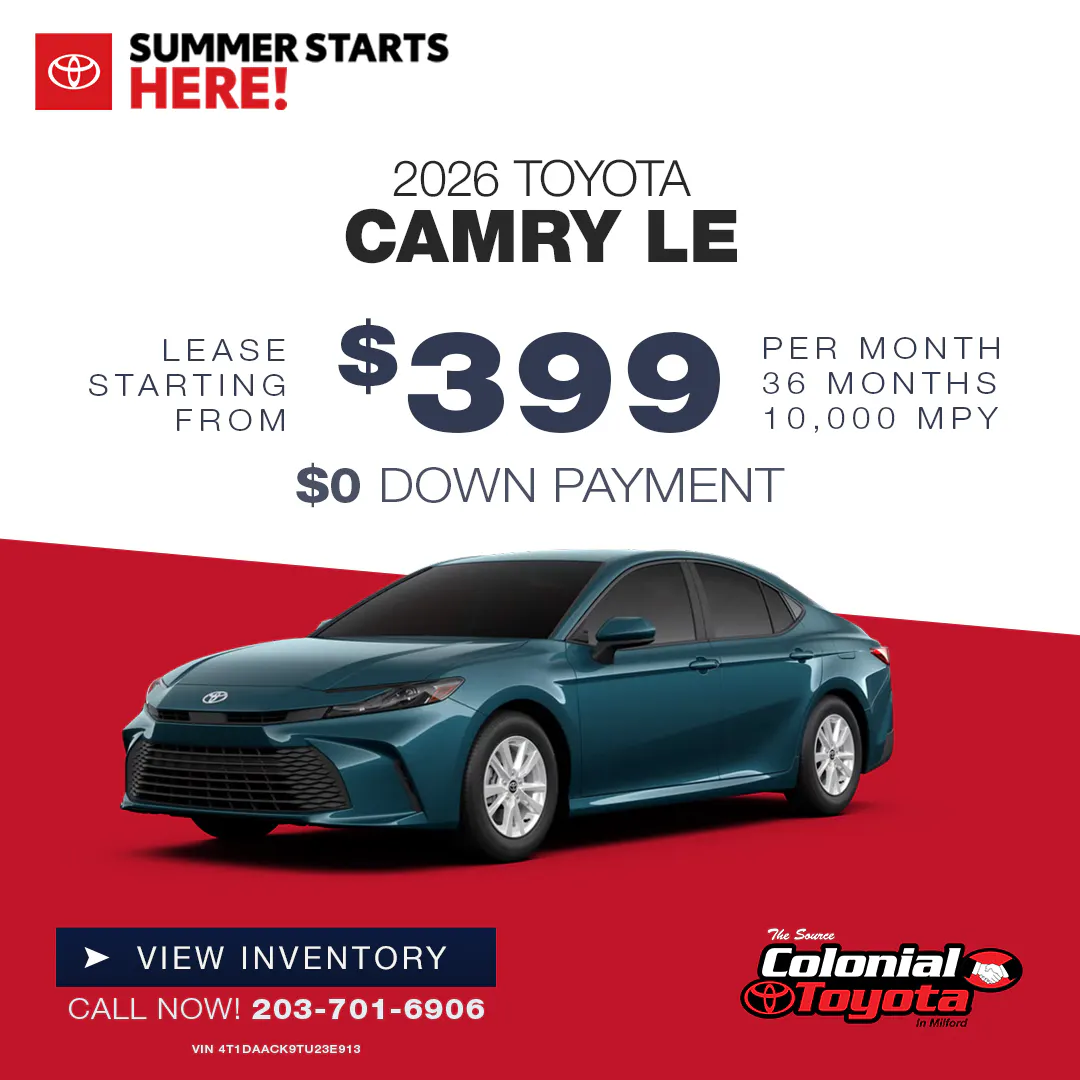 2026 Toyota Camry Lease | Colonial Toyota