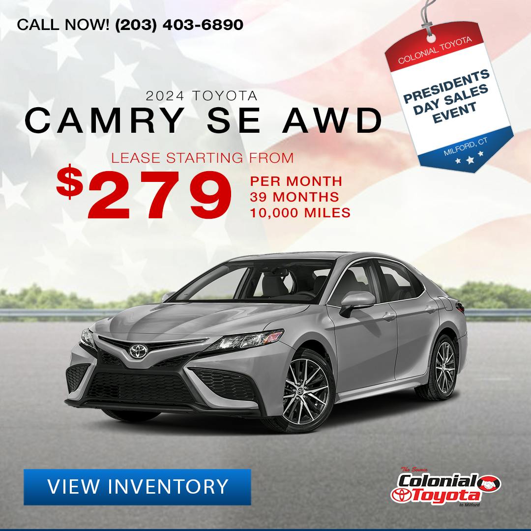 TOYOTA CAMRY LE AWD LEASE OFFER